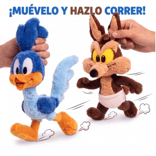 Peluche que corre al agitarlo