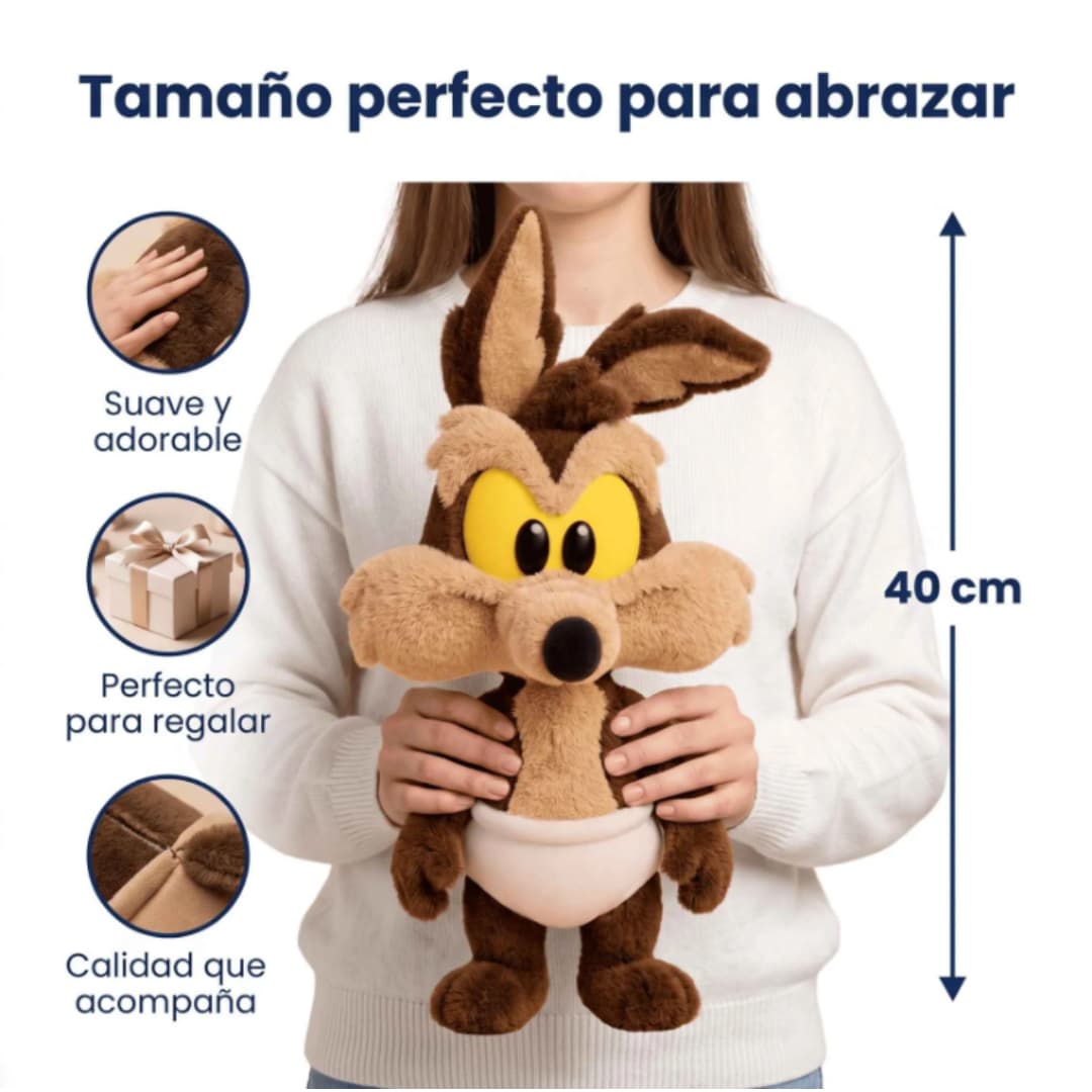 Peluche que corre al agitarlo
