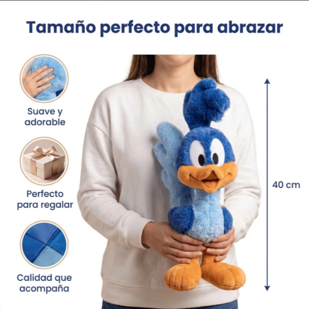Peluche que corre al agitarlo